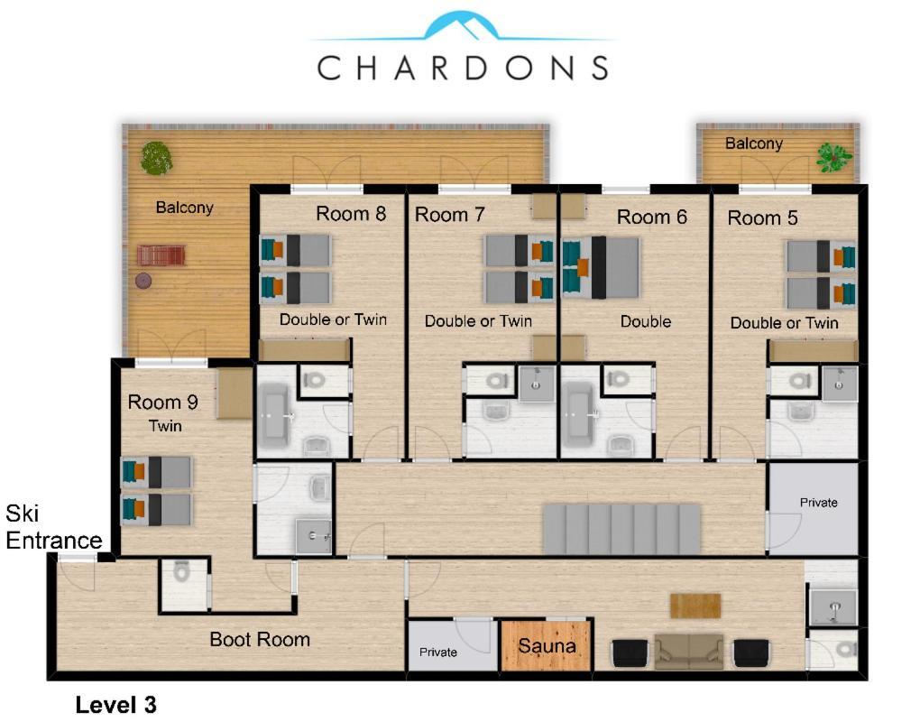 Chalet Panoramique By Chalet Chardons Тинь Экстерьер фото
